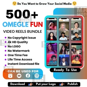 500+ OMEGLE VIDEO Reels Bundle
