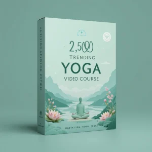 2,500 Trending Yoga Video Course