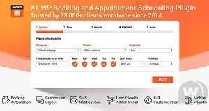 Bookly PRO – Appointment Booking and Scheduling Software System