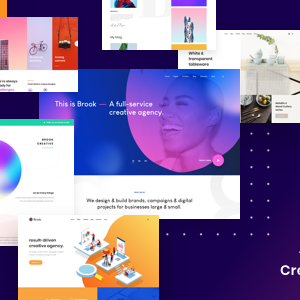 Brook– Agency Business Creative WordPress Theme